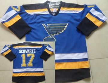 Jaden Schwartz St. Louis Blues blue jersey