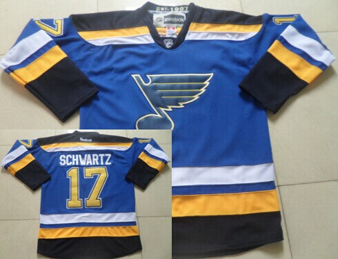 Jaden Schwartz St. Louis Blues blue jersey