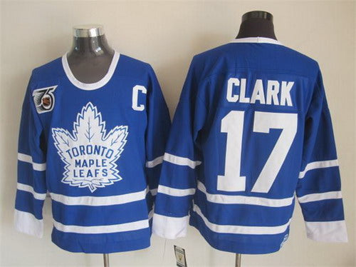 Wendel Clark Toronto Maple Leafs blue Throwback jersey