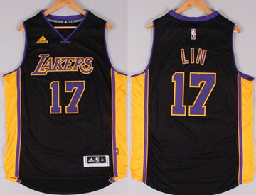 Jeremy Lin Revolution Los Angeles Lakers black jersey