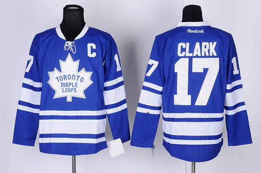 Wendel Clark Toronto Maple Leafs blue Third jersey