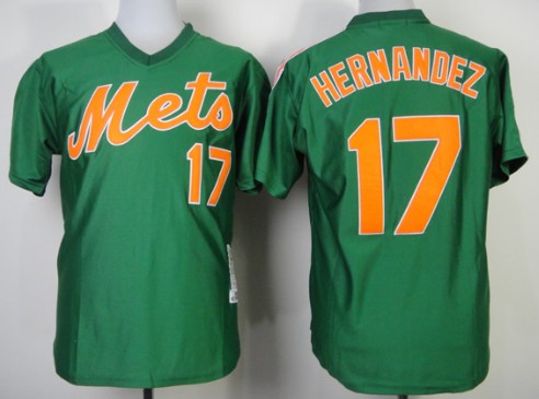 Keith Hernandez New York Mets green Throwback jersey