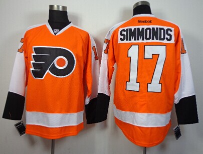 Wayne Simmonds Philadelphia Flyers orange jersey