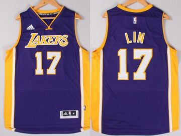Jeremy Lin Revolution Los Angeles Lakers purple jersey