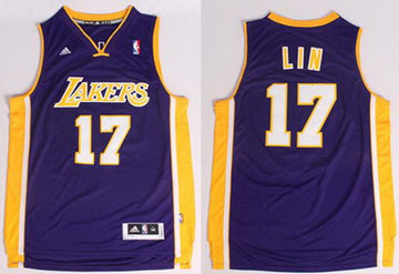 Jeremy Lin Revolution Los Angeles Lakers purple jersey