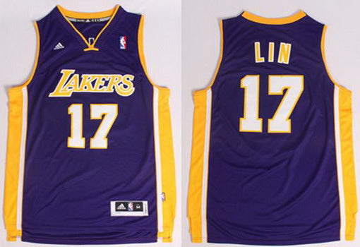 Jeremy Lin Revolution Los Angeles Lakers purple jersey