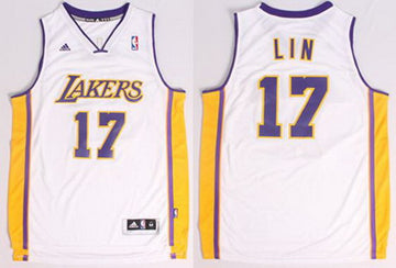 Jeremy Lin Revolution Los Angeles Lakers white jersey