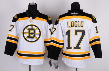 Milan Lucic Boston Bruins white jersey
