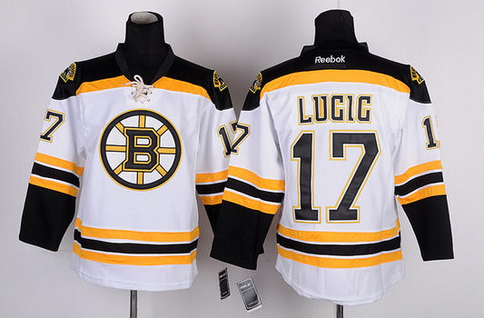 Milan Lucic Boston Bruins white jersey