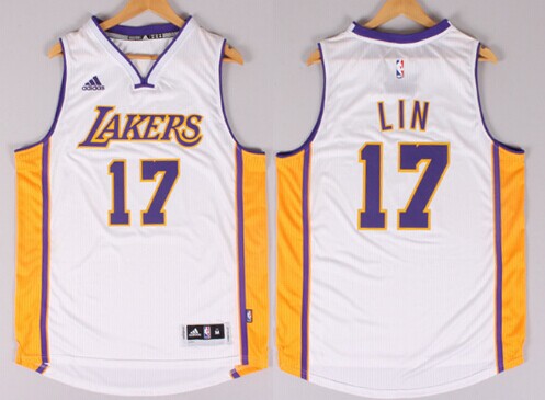 Jeremy Lin Revolution Los Angeles Lakers white jersey