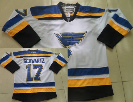 Jaden Schwartz St. Louis Blues white jersey
