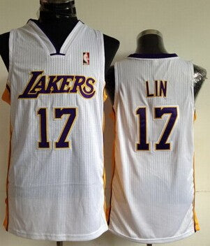 Jeremy Lin Los Angeles Lakers white jersey