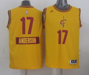 Anderson Varejao Revolution Cleveland Cavaliers yellow jersey