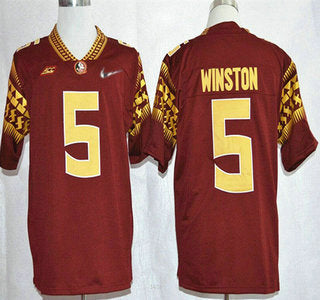 Jameis Winston Florida State Seminoles red jersey