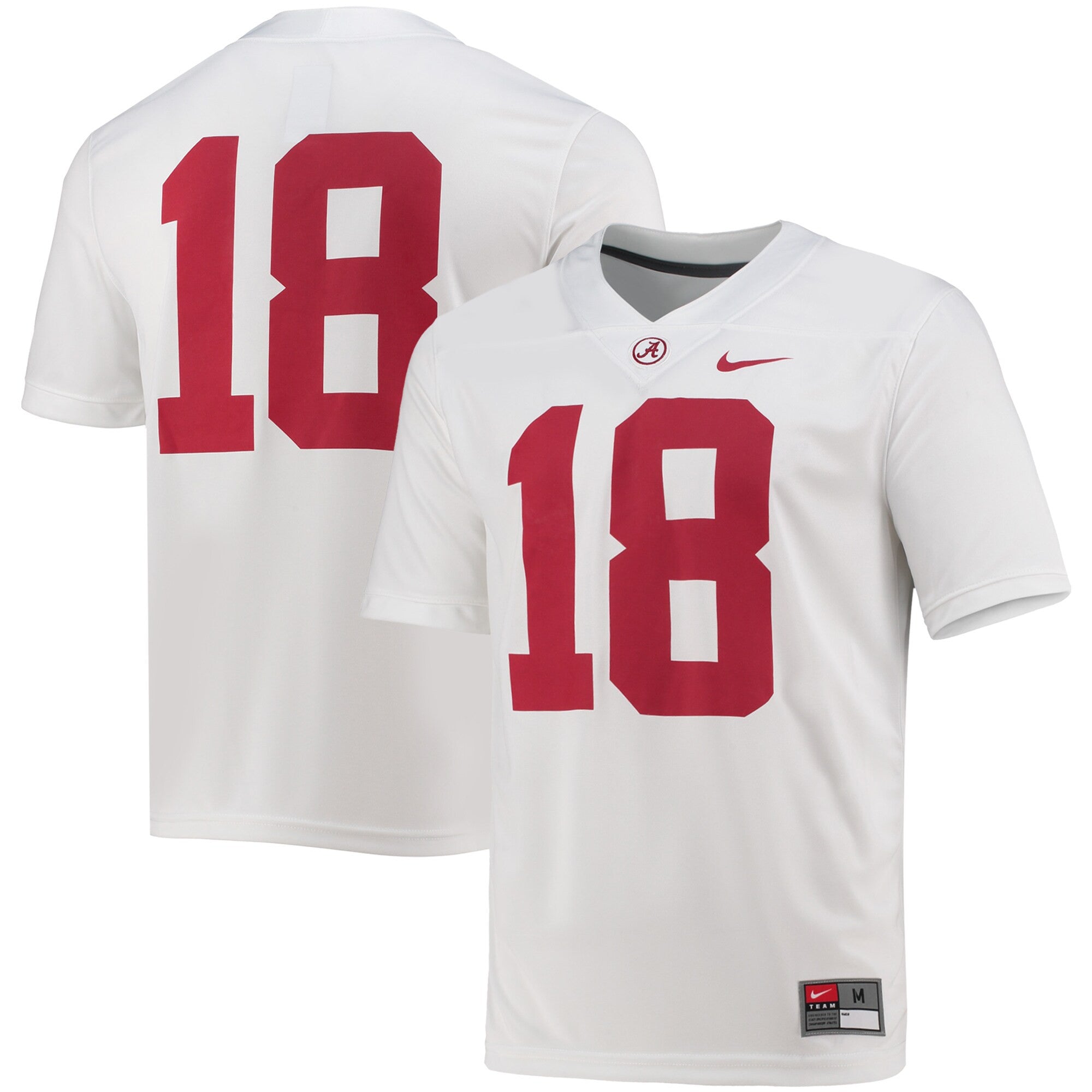 Alabama Crimson Tide white jersey