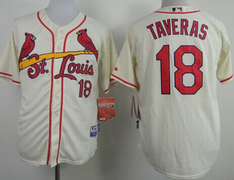 Oscar Taveras St. Louis Cardinals cream jersey