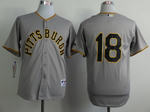 Neil Walker Pittsburgh Pirates gray jersey