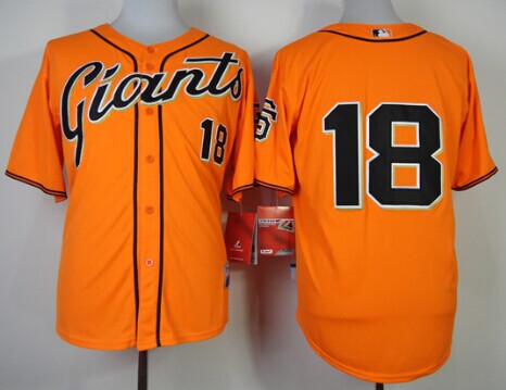 Matt Cain San Francisco Giants orange jersey