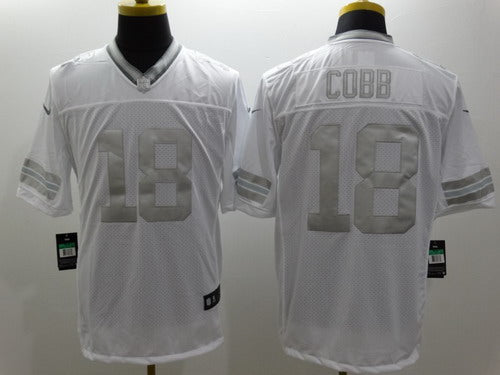 Nike Randall Cobb Green Bay Packers platinum Limited jersey