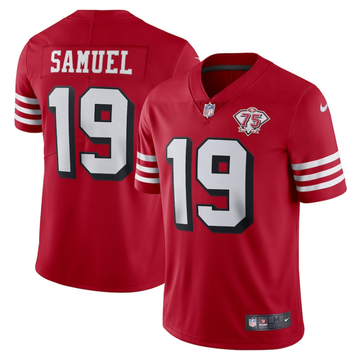 Deebo Samuel Nike San Francisco 49ers red Vapor jersey