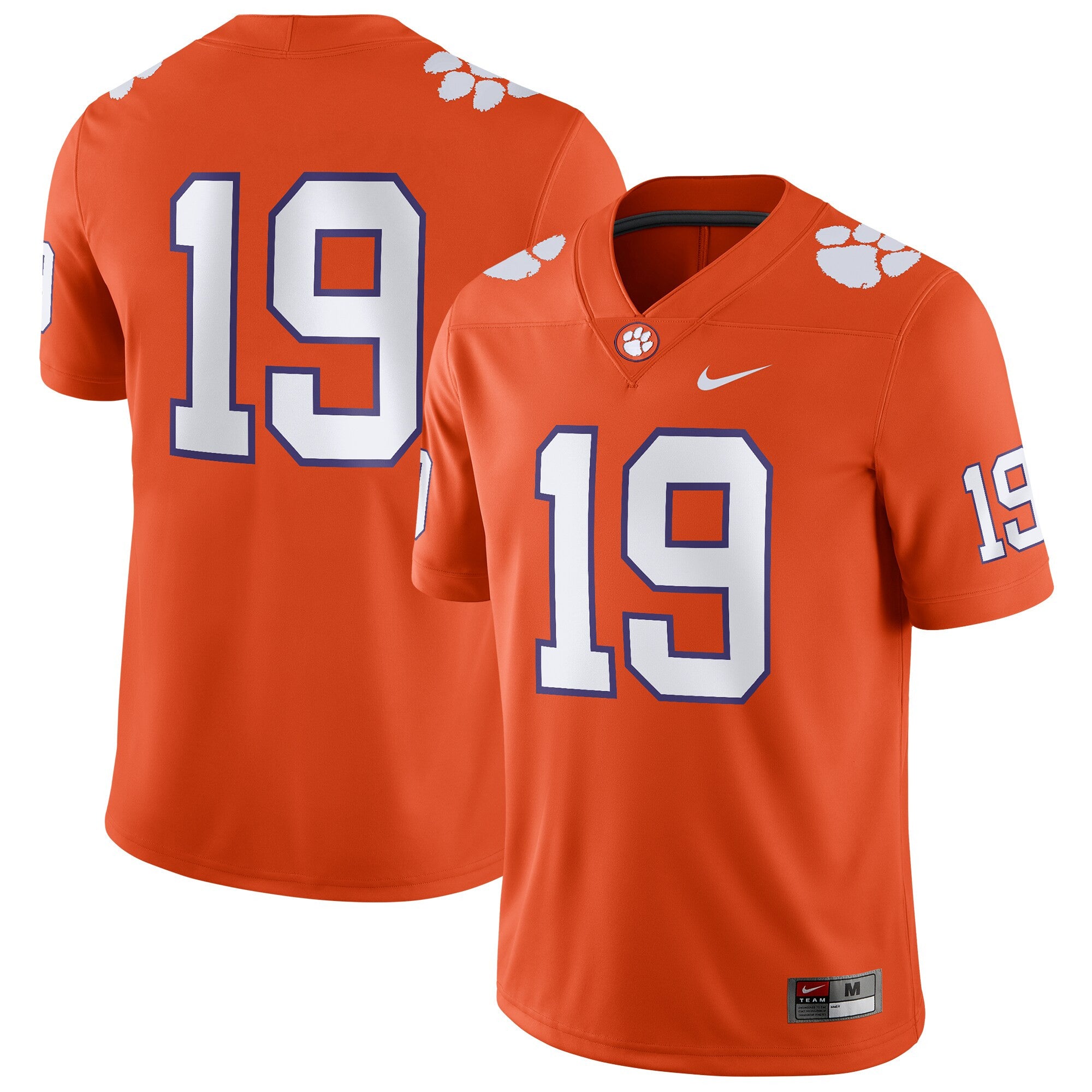 Clemson Tigers orange jersey