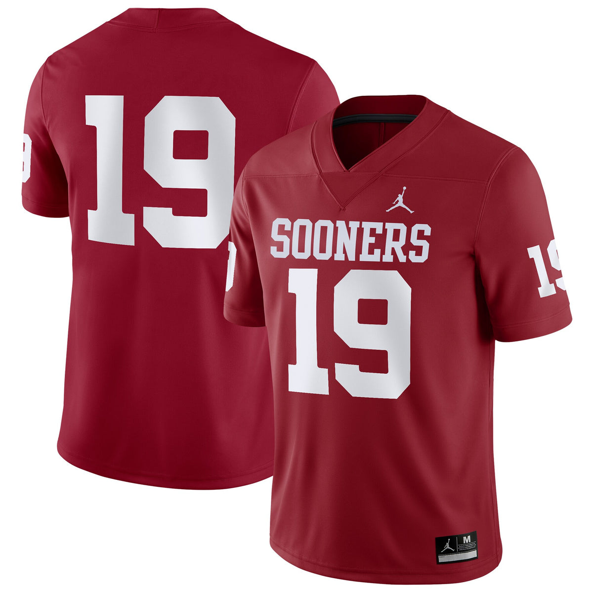 Jordan Brand Oklahoma Sooners crimson jersey