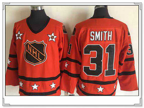 NHL All-Star orange Throwback jersey
