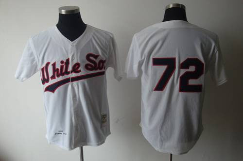 Chicago White Sox white Throwback jersey