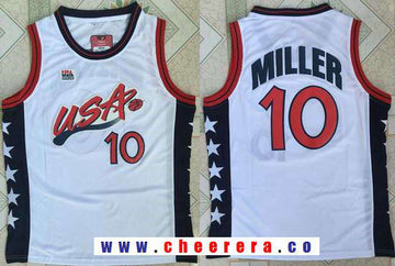 USA Basketball white Retro jersey