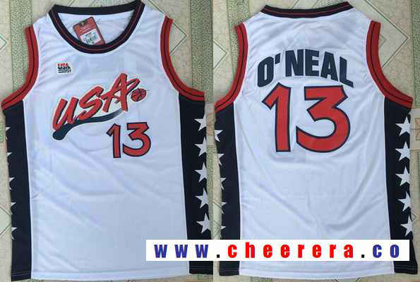 USA Basketball white Retro jersey