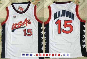 USA Basketball white Retro jersey