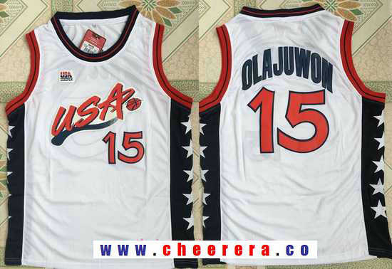 USA Basketball white Retro jersey