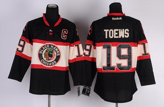 Jonathan Toews Chicago Blackhawks black Third jersey