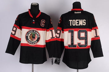 Jonathan Toews Chicago Blackhawks black Third jersey