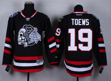 Jonathan Toews Chicago Blackhawks black Stadium Series jersey