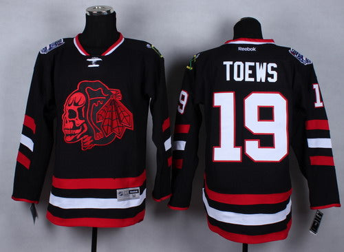 Jonathan Toews Chicago Blackhawks black Stadium Series jersey