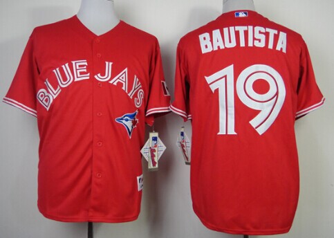 Jose Bautista Toronto Blue Jays red jersey