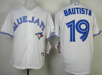 Jose Bautista Toronto Blue Jays white jersey