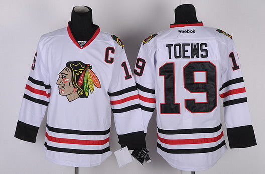 Jonathan Toews Chicago Blackhawks white jersey
