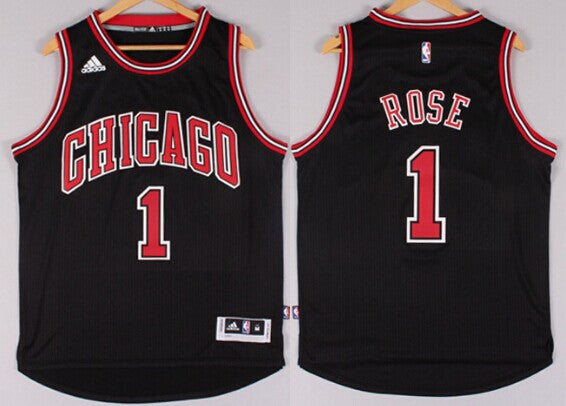 Derrick Rose Revolution Chicago Bulls black jersey