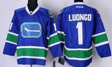 Roberto Luongo Vancouver Canucks blue Third jersey