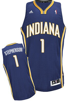Lance Stephenson Indiana Pacers navy jersey