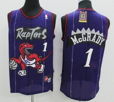 Tracy McGrady Hardwood Toronto Raptors purple Classic jersey