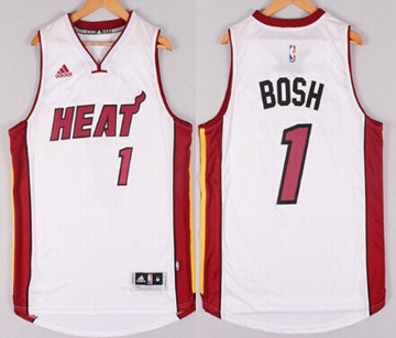 Chris Bosh Revolution Miami Heat white jersey