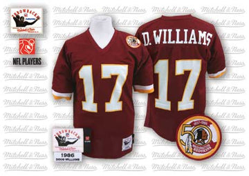 Doug Williams Washington Commanders red Throwback jersey