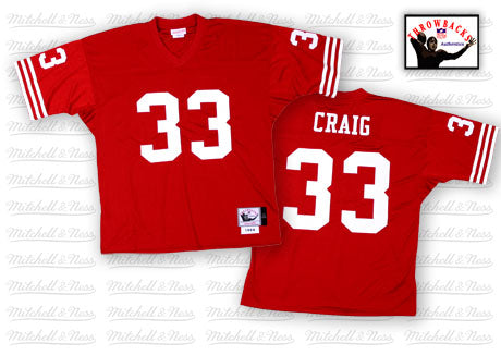 Roger Craig San Francisco 49ers red Throwback jersey