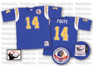 Dan Fouts Los Angeles Chargers navy Throwback jersey