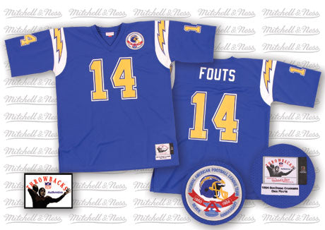Dan Fouts Los Angeles Chargers navy Throwback jersey