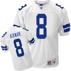Troy Aikman Dallas Cowboys white Throwback jersey
