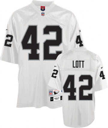 Lott Las Vegas Raiders white Throwback jersey